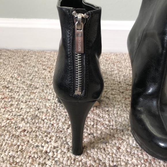 Franco Sarto Black Booties - Picture 3 of 6